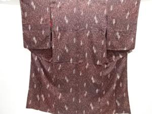 アンティーク　錦紗抽象模様着物